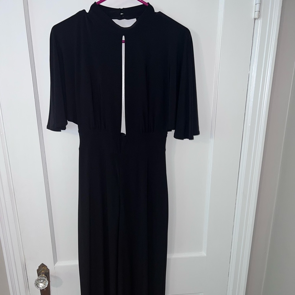 Black Open Back Jumpsuit